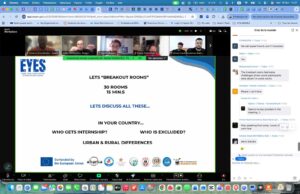 Salas de grupo y moderación juvenil: cómo se organizan los debates de EYES – ABARKA ONGD