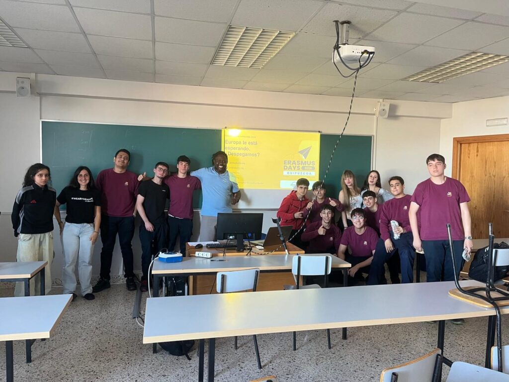 Taller ErasmusDays Gipuzkoa 2026 con el alumnado de 1º de Grado Medio de Carrocería del CIFP Don Bosco (Errenteria)