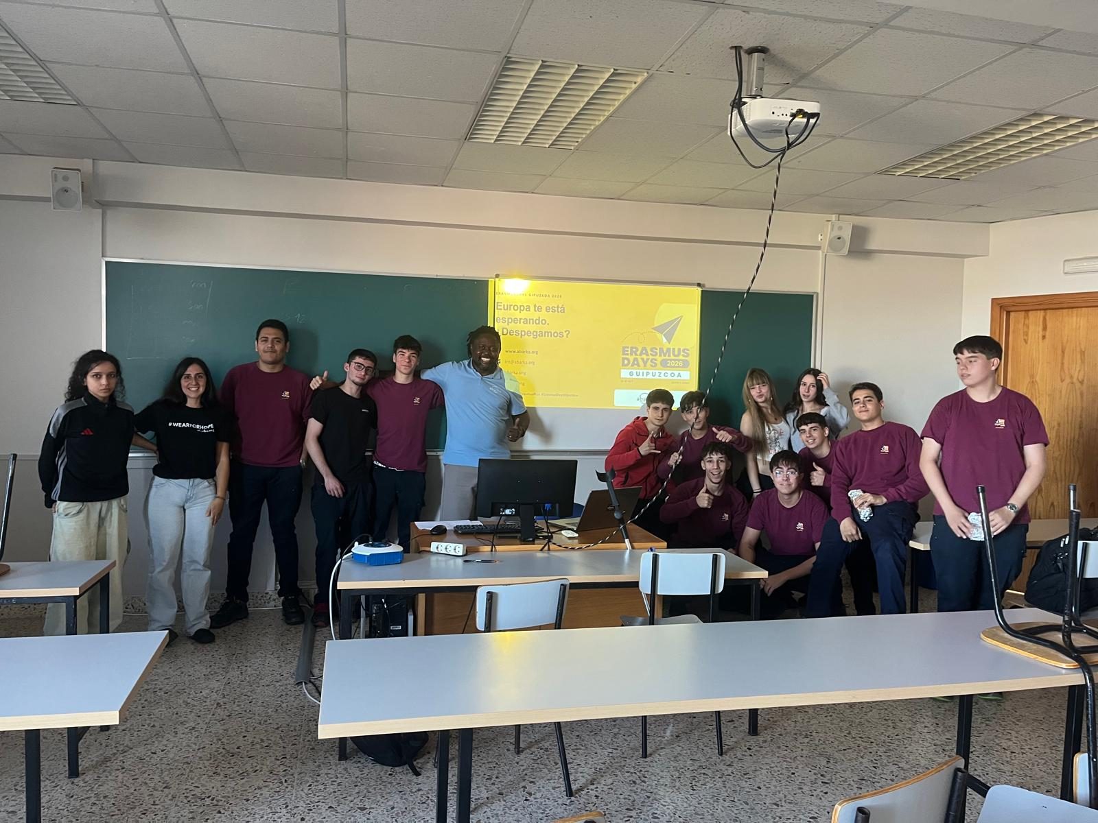 ErasmusDays Gipuzkoa 2026 · ABARKA ONGD en el CIFP Don Bosco LHII, Errenteria