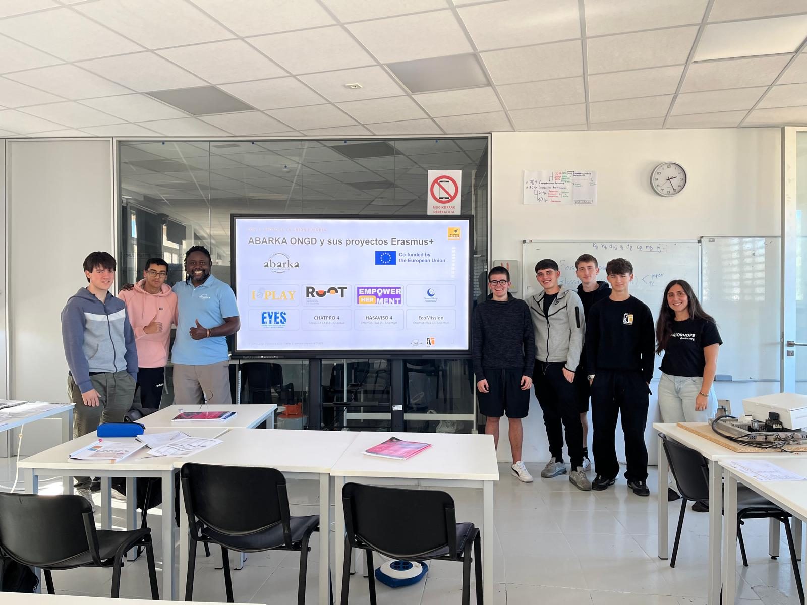 ErasmusDays Gipuzkoa 2026 · ABARKA ONGD en el CIFP Don Bosco LHII, Errenteria