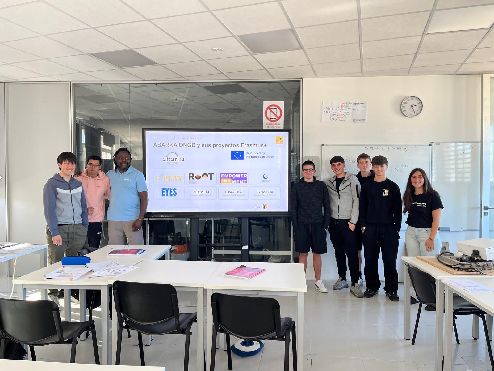 ErasmusDays Gipuzkoa 2026 · ABARKA ONGD en el CIFP Don Bosco LHII, Errenteria