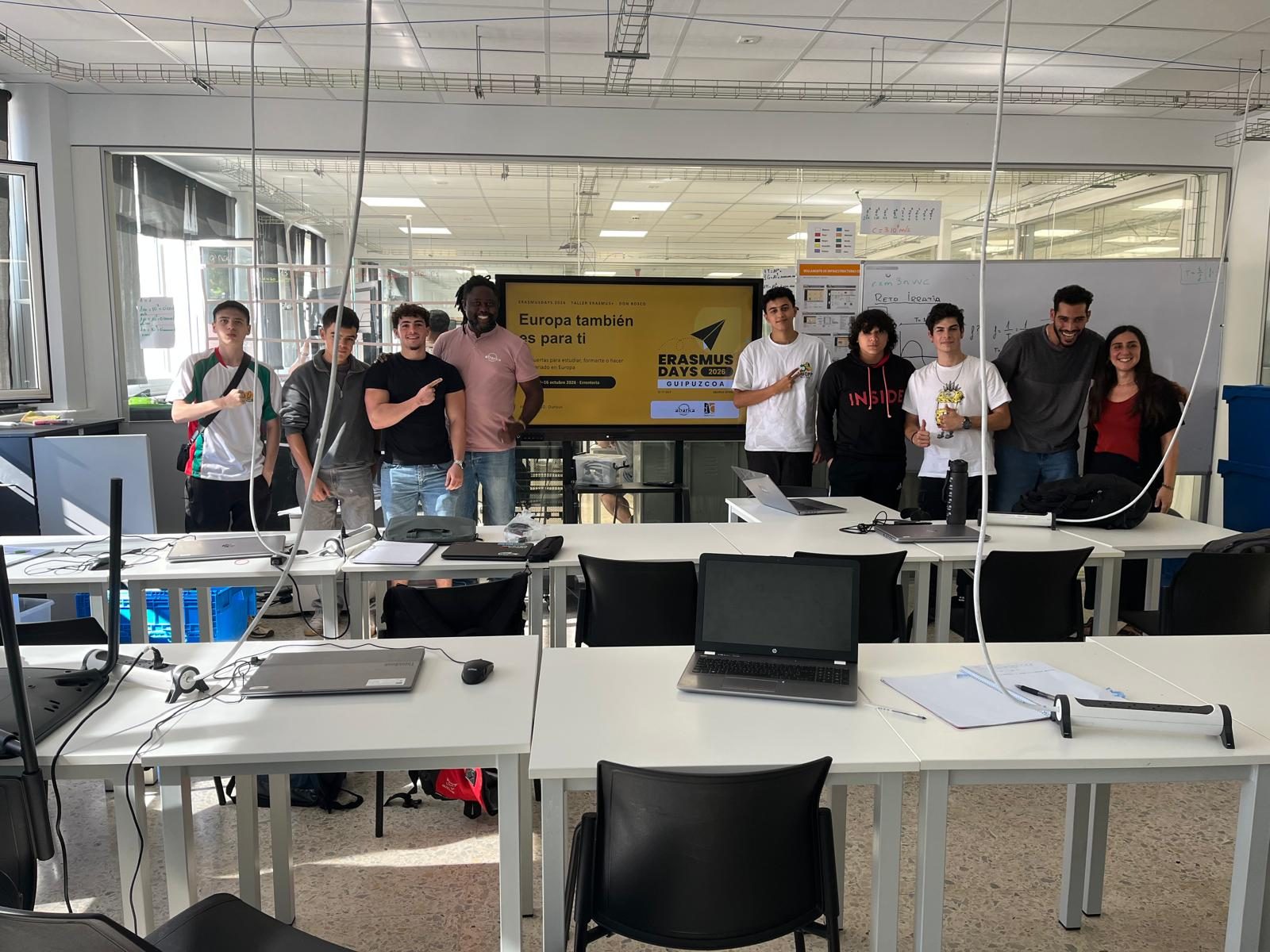 ErasmusDays Gipuzkoa 2026 · ABARKA ONGD en el CIFP Don Bosco LHII, Errenteria