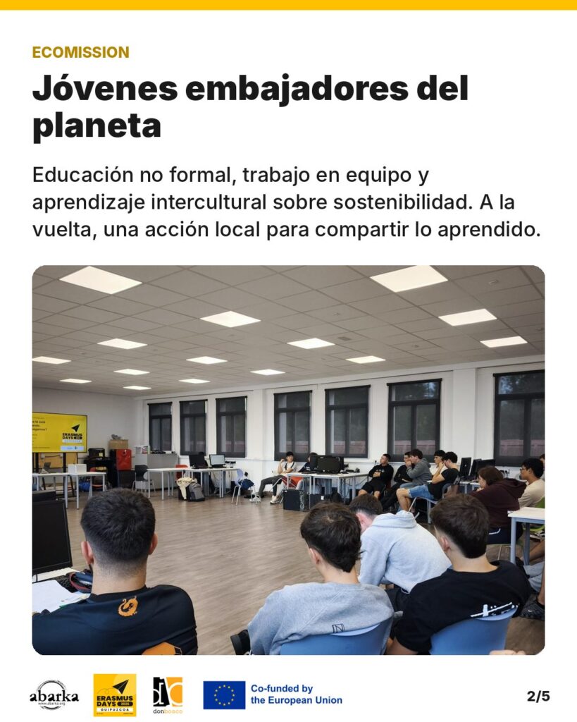 Carrusel ErasmusDays Gipuzkoa 2026 · ABARKA ONGD y CIFP Don Bosco LHII