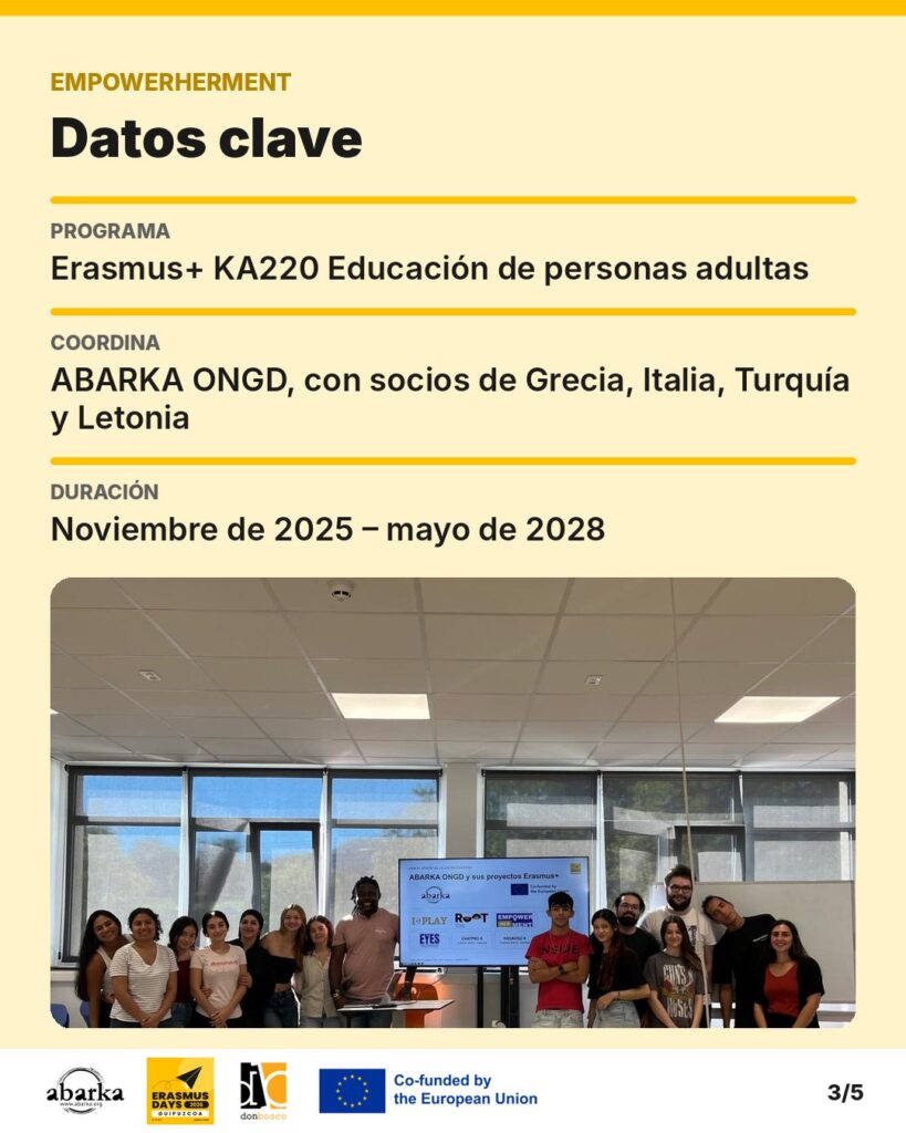 Carrusel ErasmusDays Gipuzkoa 2026 · ABARKA ONGD y CIFP Don Bosco LHII