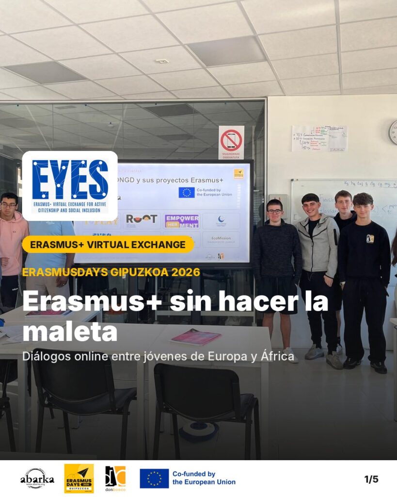 Carrusel ErasmusDays Gipuzkoa 2026 · ABARKA ONGD y CIFP Don Bosco LHII