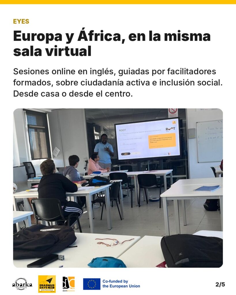 Carrusel ErasmusDays Gipuzkoa 2026 · ABARKA ONGD y CIFP Don Bosco LHII