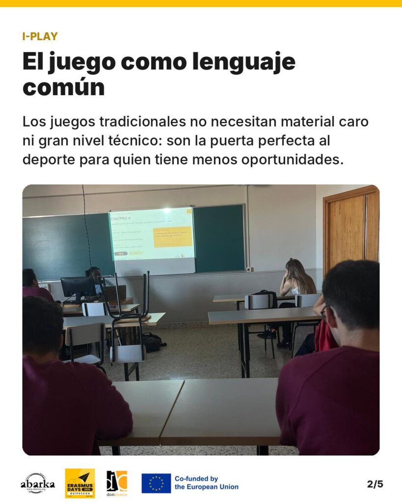 Carrusel ErasmusDays Gipuzkoa 2026 · ABARKA ONGD y CIFP Don Bosco LHII