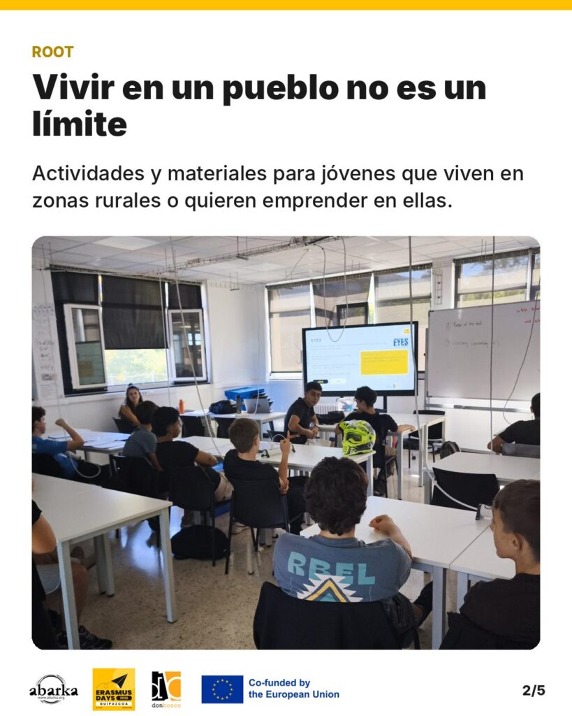 Carrusel ErasmusDays Gipuzkoa 2026 · ABARKA ONGD y CIFP Don Bosco LHII