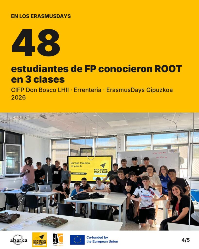 Carrusel ErasmusDays Gipuzkoa 2026 · ABARKA ONGD y CIFP Don Bosco LHII