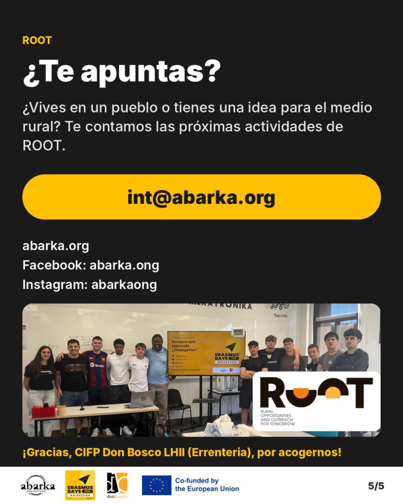 Carrusel ErasmusDays Gipuzkoa 2026 · ABARKA ONGD y CIFP Don Bosco LHII