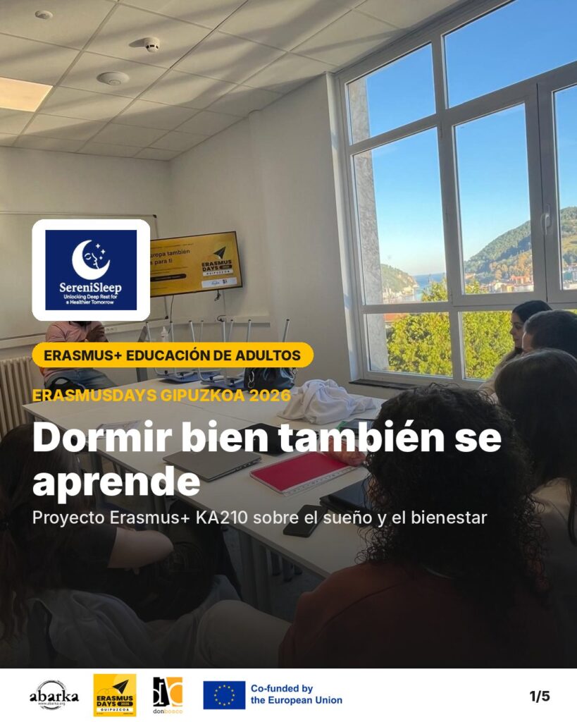 Carrusel ErasmusDays Gipuzkoa 2026 · ABARKA ONGD y CIFP Don Bosco LHII