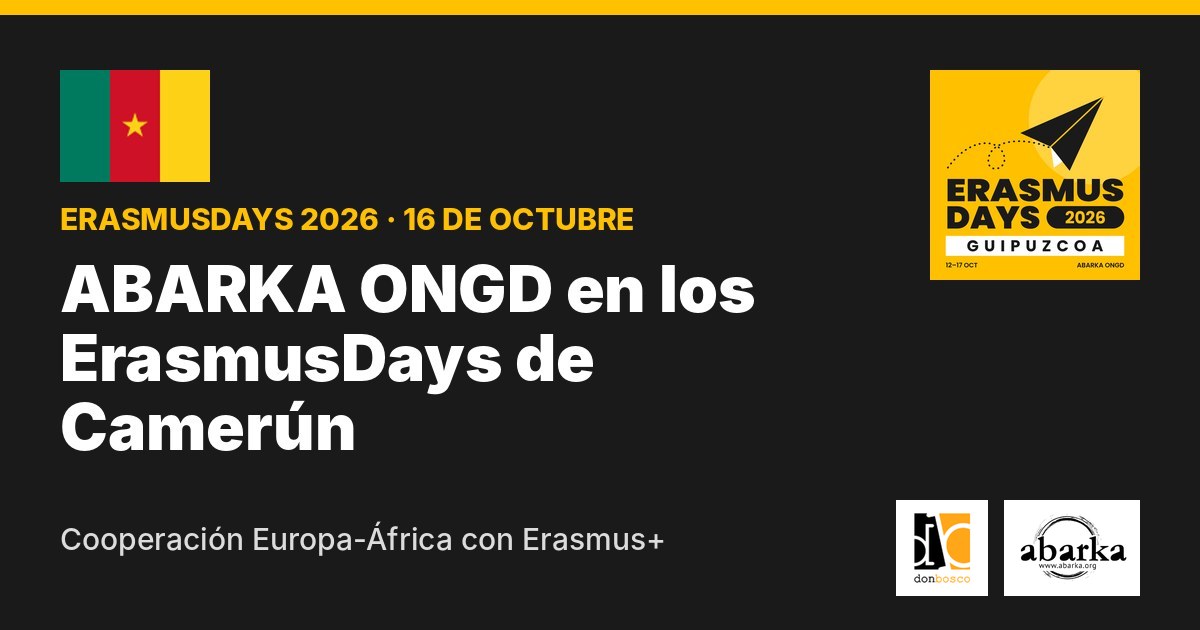ABARKA ONGD en los ErasmusDays de Camerún 2026