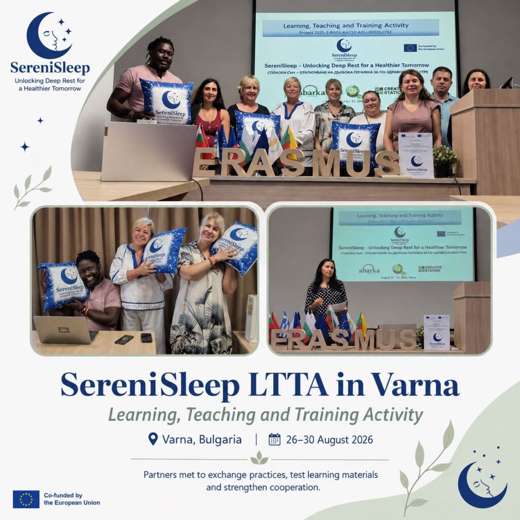 Participantes de la formación SereniSleep en Varna con sus certificados