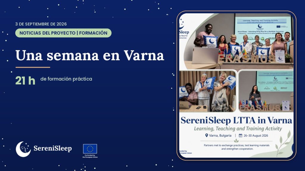 Una semana en Varna – SereniSleep, proyecto Erasmus+ de educación de personas adultas