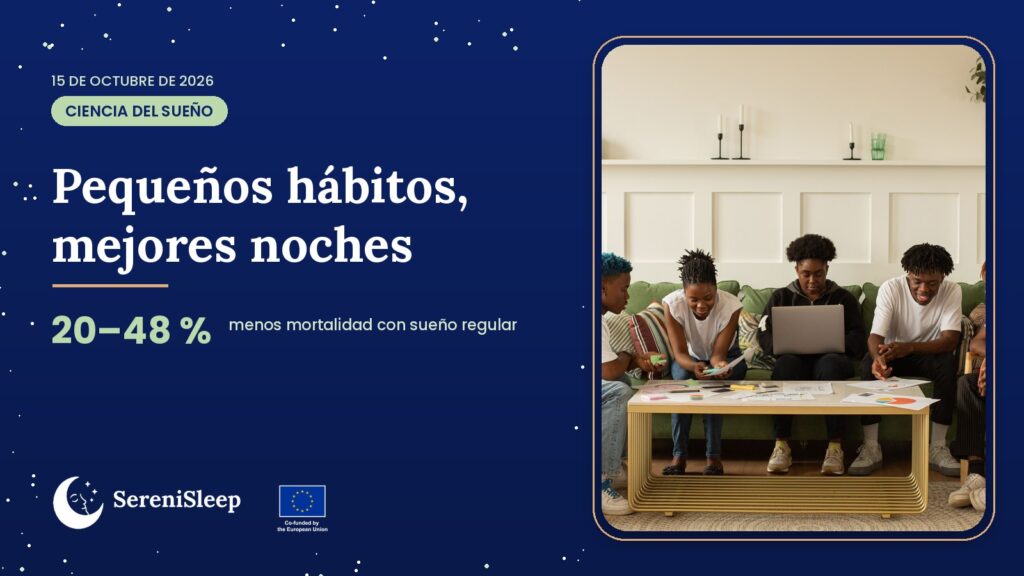 Pequeños hábitos, mejores noches – SereniSleep, proyecto Erasmus+ de educación de personas adultas