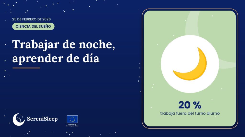 Trabajar de noche, aprender de día – SereniSleep, proyecto Erasmus+ de educación de personas adultas