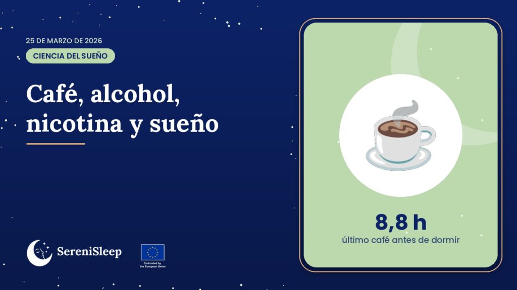 Café, alcohol, nicotina y sueño – SereniSleep, proyecto Erasmus+ de educación de personas adultas