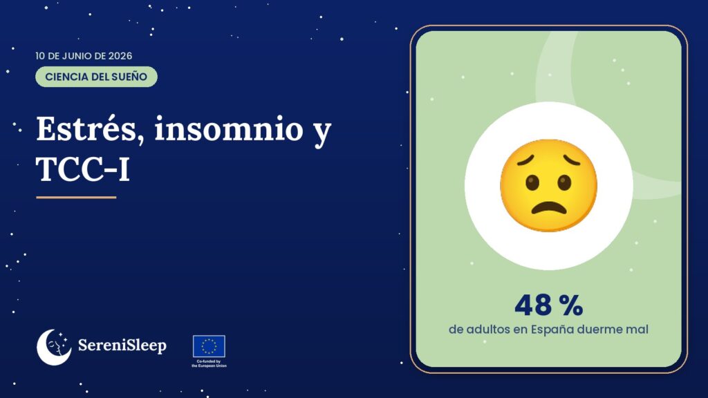 Estrés, insomnio y TCC-I – SereniSleep, proyecto Erasmus+ de educación de personas adultas